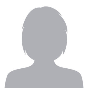 Female default avatar profile icon. Woman face silhouette person placeholder. Vector illustration.